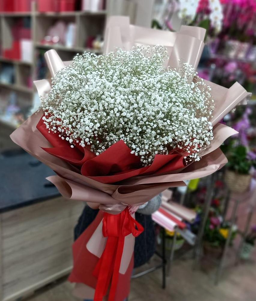 Букет Белые хлопья в Гай-Кодзор Букет цветов из: Гипсофила в Гай-Кодзор