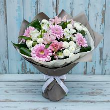 Букет цветов из:  Герберы, Альстромерии и Хризантемы в Гай-Кодзор