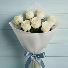Букет 7 Белых роз Эдлесс Лав в Гай-Кодзор