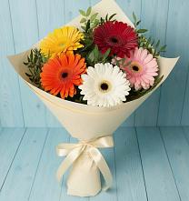 Букет цветов из:  Герберы #REPLACE_PRED# Гай-Кодзор