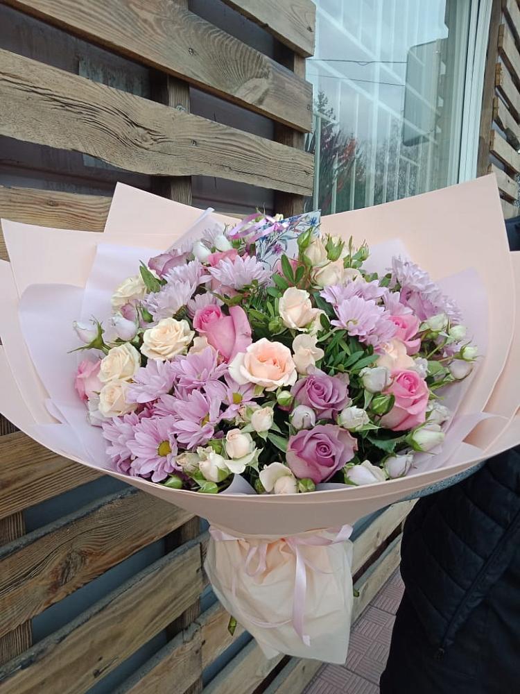 Букет цветов из: Розы и Хризантемы в Гай-Кодзор