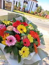 Букет цветов из:  Герберы #REPLACE_PRED# Гай-Кодзор