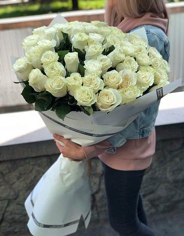 Букет 35 Белых роз в Гай-Кодзор