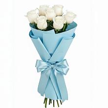 Букет 7 белых роз Проуд в Гай-Кодзор