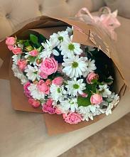 Букет цветов из:  Розы и Хризантемы #REPLACE_PRED# Гай-Кодзор
