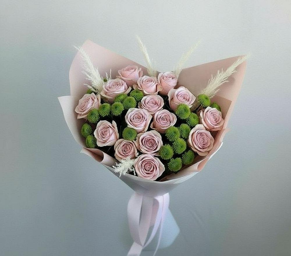 Букет цветов из: Розы и Хризантемы в Гай-Кодзор