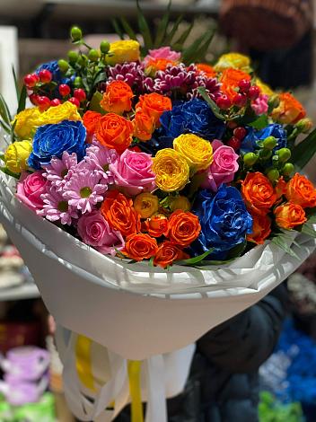Букет цветов из: Розы и Хризантемы в Гай-Кодзор