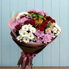 Букет цветов из:  Розы, Хризантемы и Альстромерии в Гай-Кодзор