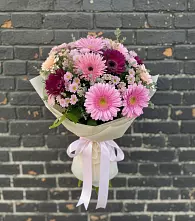 Букет цветов из:  Герберы и Хризантемы в Гай-Кодзор