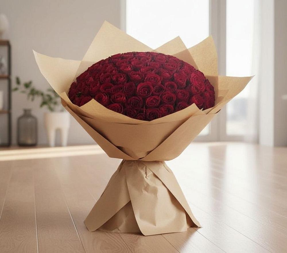 Букет 101 Красная роза в Гай-Кодзор