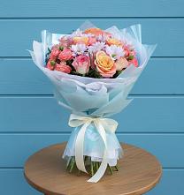 Букет цветов из:  Хризантемы и Розы в Гай-Кодзор