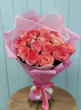 Букет 15 Розовых роз Равель в Гай-Кодзор