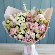 Букет цветов из:  Альстромерии и Розы #REPLACE_PRED# Гай-Кодзор