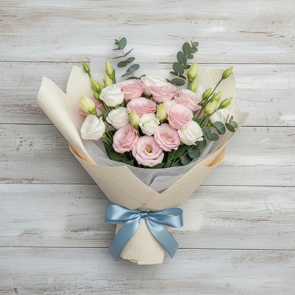 Букет цветов из: Лизиантусы в Гай-Кодзор